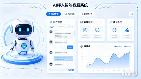 大模型AI呼入智能客服-7x24小时自动接待